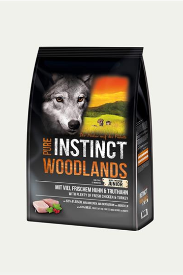 PURE INSTINCT Woodlands mit Huhn & Truthahn - JUNIOR